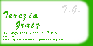 terezia gratz business card